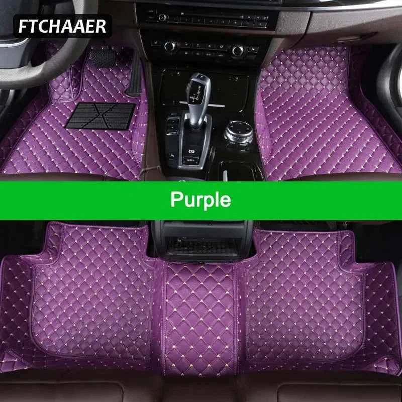 FTCHAAER Custom Car Floor Mats For Audi A8 Auto Carpets Foot Coche Accessorie