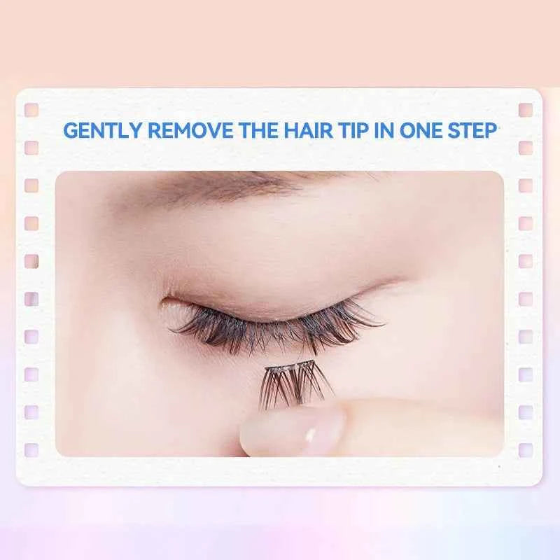 Animal Series No-Glue False Eyelashes - Natural Curl & Volume, Easy Application for Beginners
