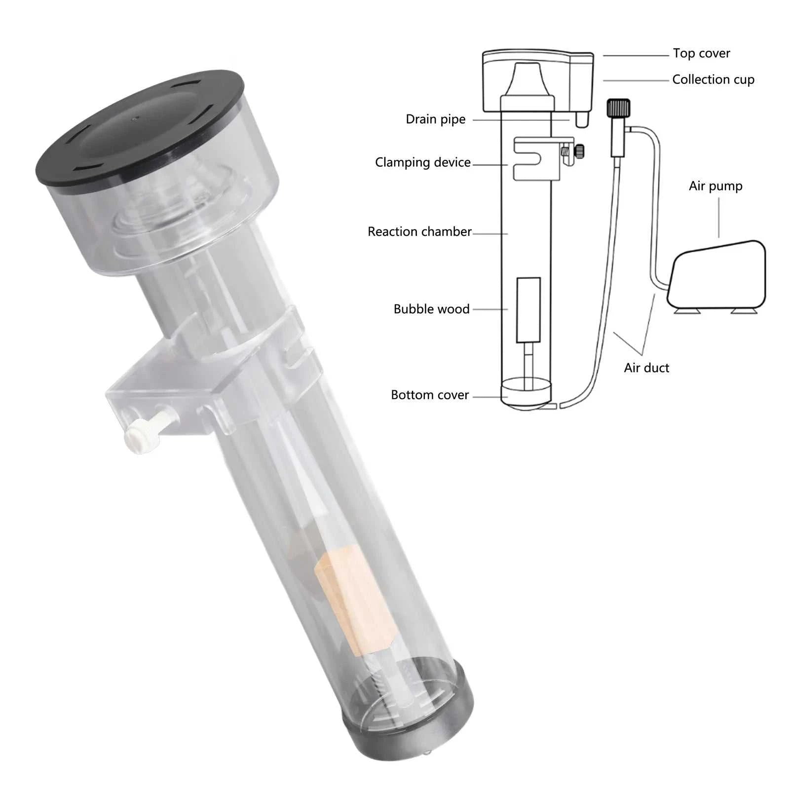 Fish Tank Protein Skimmer Fish Tank Protein Filter Separator Aquarium Filter Accessory The jack market .AU The jack market .AU Fishing Gear $ 42 14:29#A