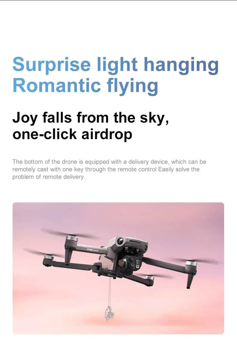 ZLL D12 Drone With 8K HD Camera Screen Remote GPS 360° Obstacle Avoidance 5G Wifi FPV Brushless Motor RC Dron Load capacity 500g The jack market .AU The jack market .AU Drones $ 452 14:193#D12-NO OAS