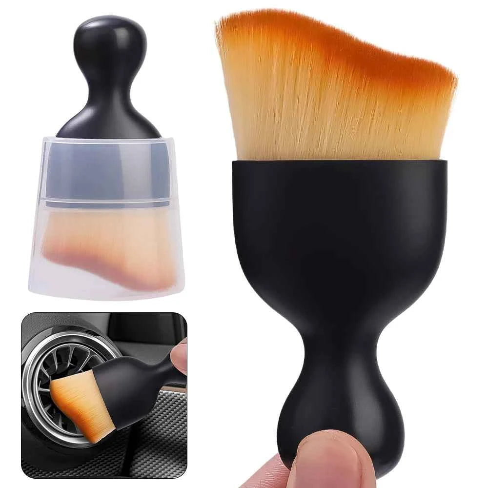 Car Interior Cleaning Brush Tool Conditioner Air Outlet Cleaning Soft Brush Car Crevice Dust Removal Car Detailing Crevice Dust