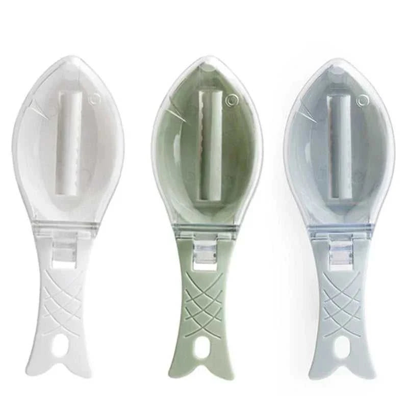 Fish Scale Scraper Fish Skin Brush Seafood Tools Fast Remove Fish Scraper Cleaning Knife Kitchen Accessories The jack market .AU The jack market .AU Fishing Gear $ 23 14:175#Green