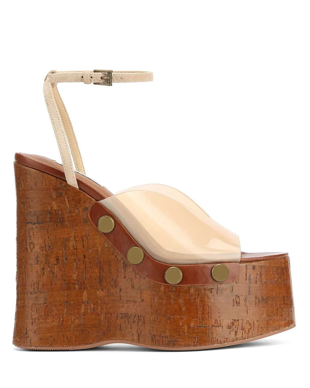 2025 High-heeled Thick-heeled Shoes for Women's Wear Thick-soled Wood Grain Waterproof Table Sandals Metal Nail Buckle Sandal The jack market .AU The jack market .AU Step Up Your Style: Trendy Shoes for Every Occasion! $ 122 14:193#Light brown sandals;200000124:200000337