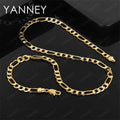 Fashion 18K Gold Figaro Chain Necklace Men's and Women's Party Charm Jewelry Hip Hop Accessories Gift The jack market .AU The jack market .AU Jewellery & Chains $ 49 200000639:1950#70cm