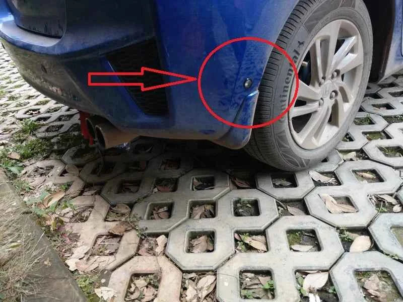 Mini size DIY Aluminum Alloy Parking Radar design led Eagle eye light for Car Side Mirror Puddle lamp Under Rearview glass light