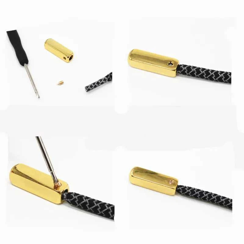 New Arrival 4PCS/Set Metal Shoelace Aglet Square Metal Tips for Sneakers DIY Metal Shoelace Tips Gunmetal Sneaker Metal Aglets The jack market .AU The jack market .AU Step Up Your Style: Trendy Shoes for Every Occasion! $ 52 14:193#Gold Tips