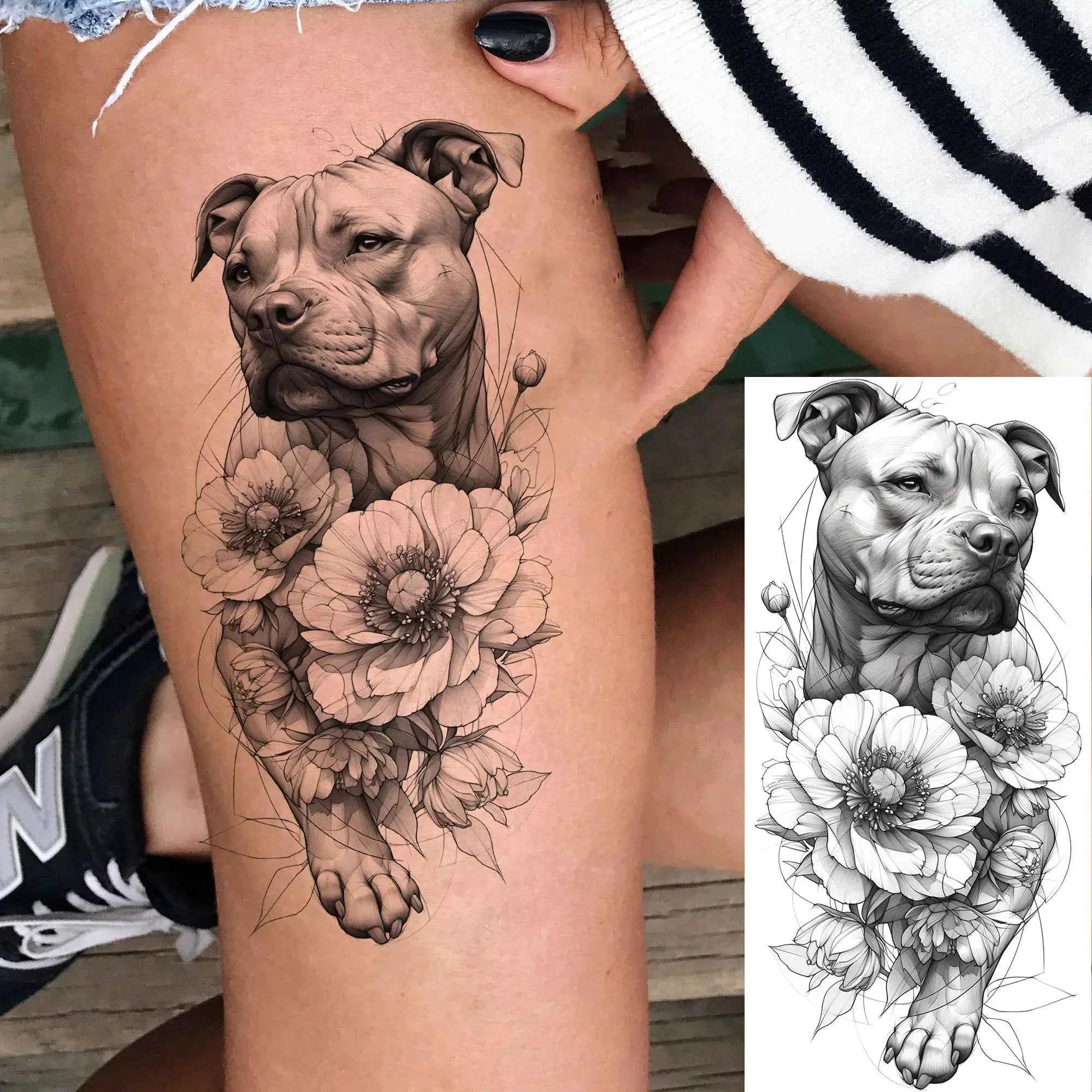 1 Sheet Flying Birds Flowers Book Temporary Tattoos For Women Waterproof Realistic Floral Animals Fake Tattoo Sticker Last Long