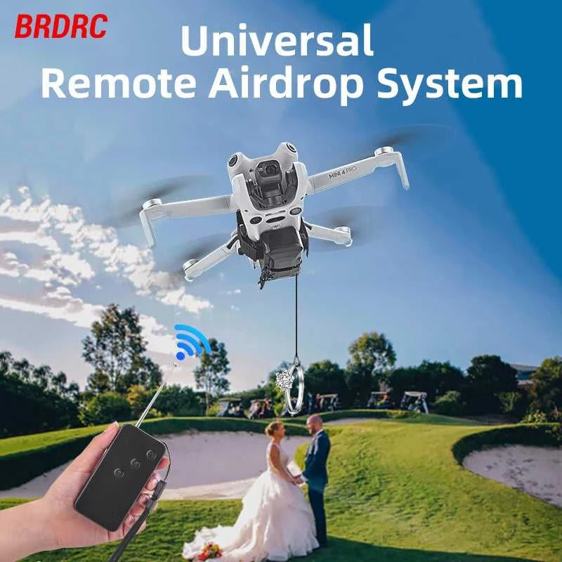 BRDRC Airdrop System for DJI Mini 4K/Mini 4 Pro/Air 3/Mini 3 Pro/Mavic 3/Mavic Pro Drone Thrower Fishing Life Rescue Send Gift The jack market .AU The jack market .AU Drones $ 72 14:200006151#500m distance
