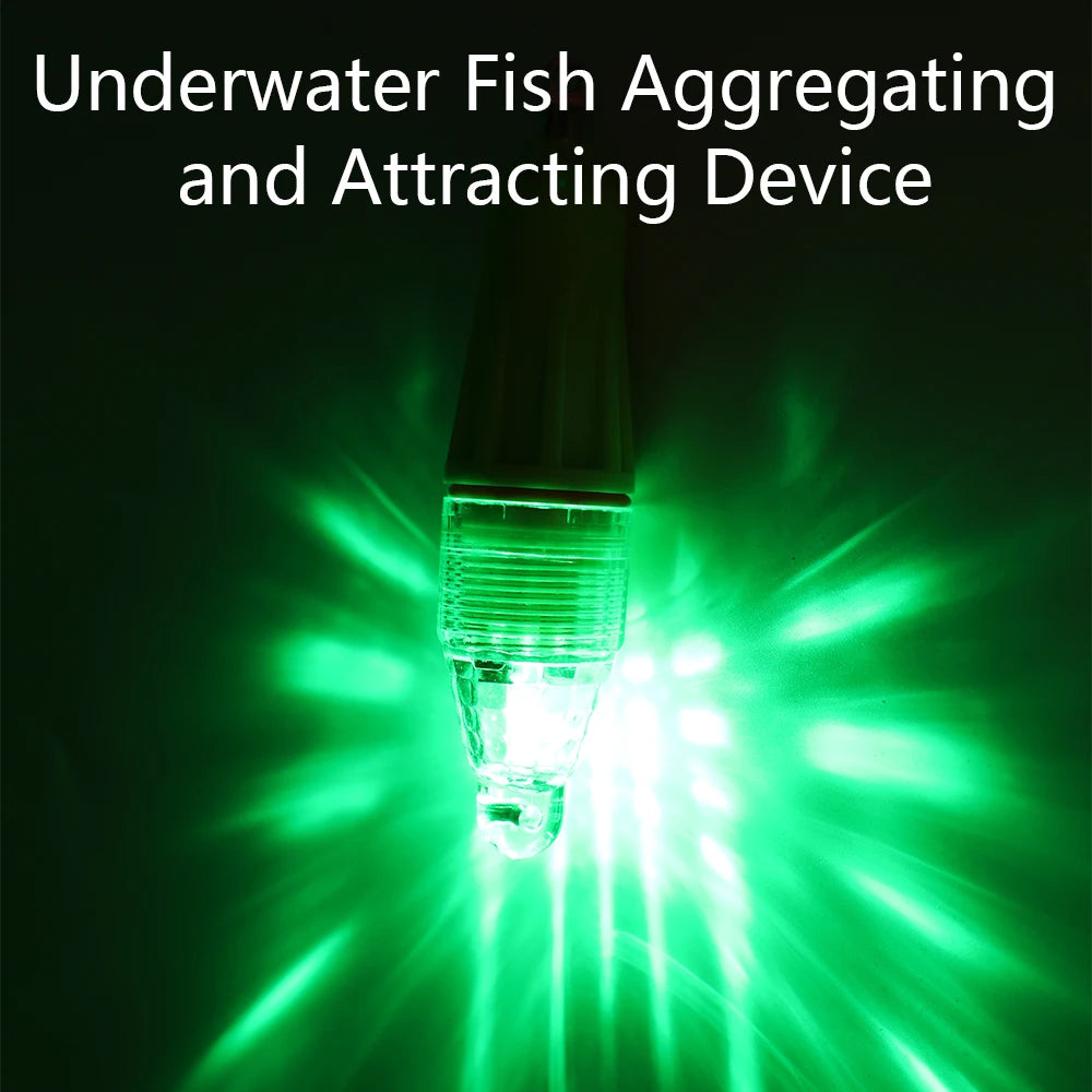 1 pc new night underwater fishing light, LED strong light fishing light, mini lure light, fishing gear supplies
