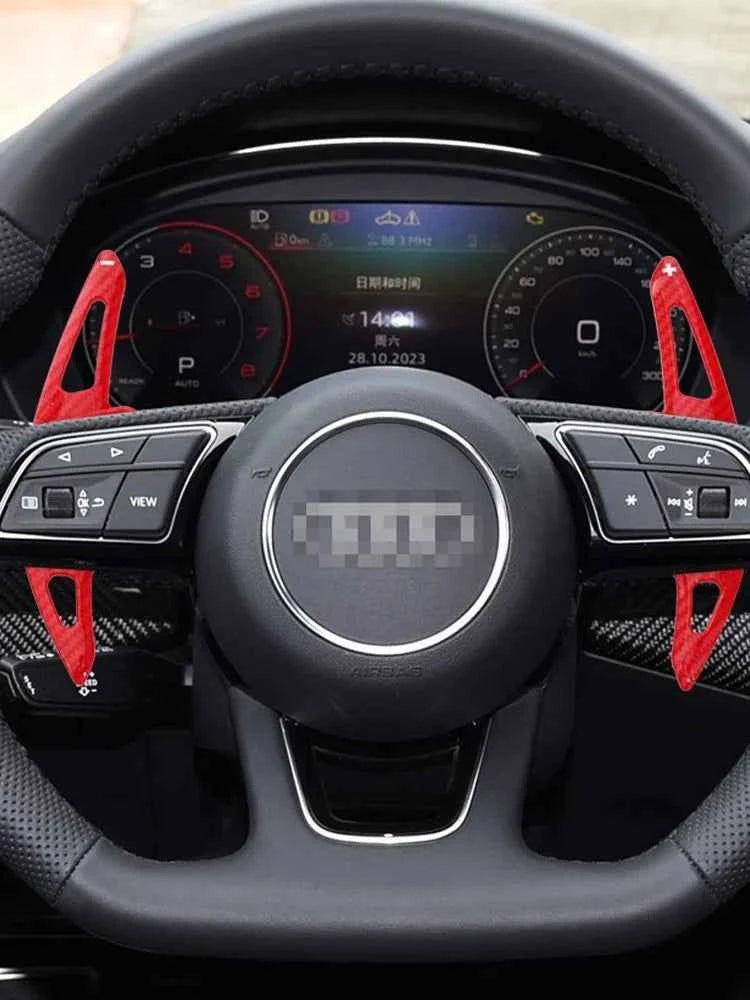 Paddle Shift For Audi A3 A4 S4 A5 S5 A6 S6 C8 A7 S7 4K A8 Q8 E-tron Sportback 2020-2023 2024 Car Steering Wheel Paddle Shifte