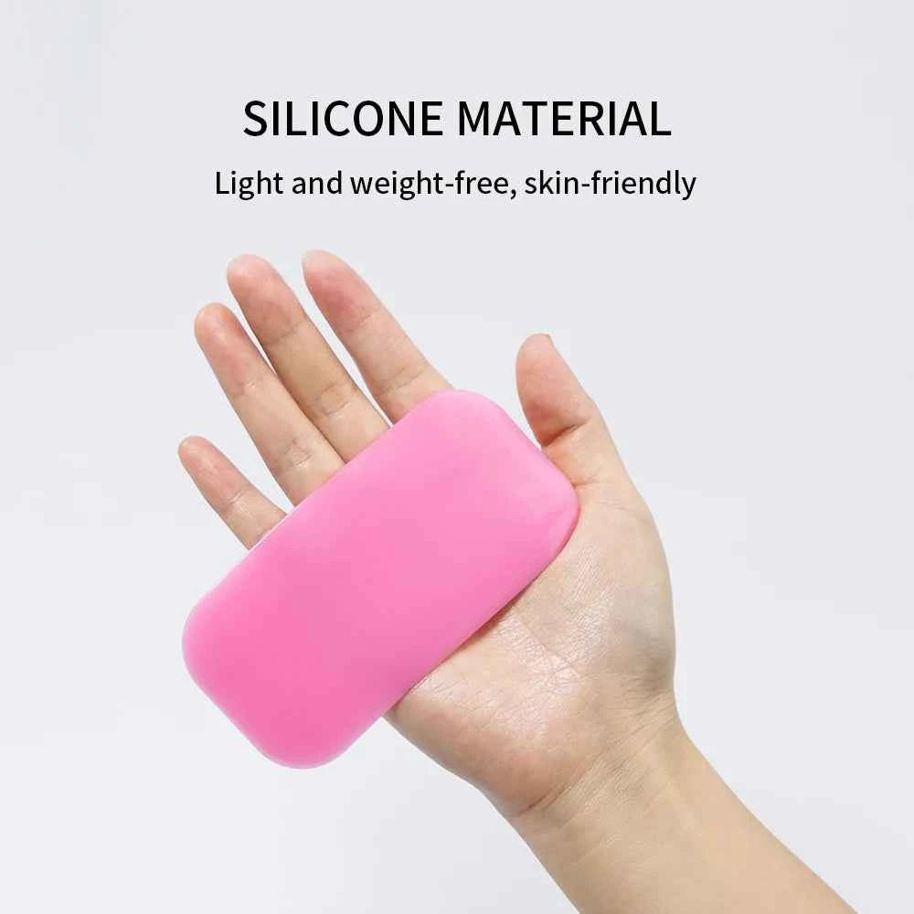 GLAMLASH Silicone Lash Pad – Transparent Forehead Organizer for Effortless Eyelash Extensions