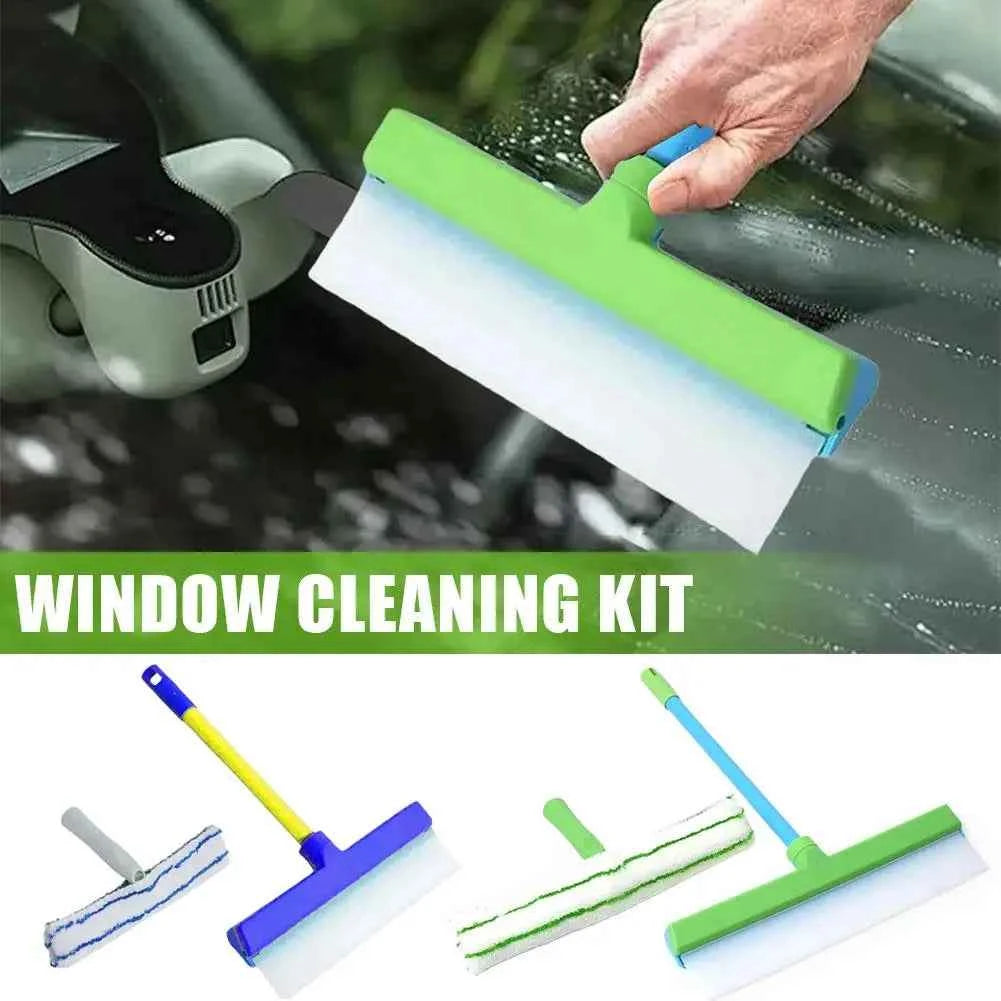 Car Window Squeegee Kit, Car Cleaning Mop Versatile Cleaning Tool For Car Windows &  Shower Glass Mirror Door Car Cleaning Tool