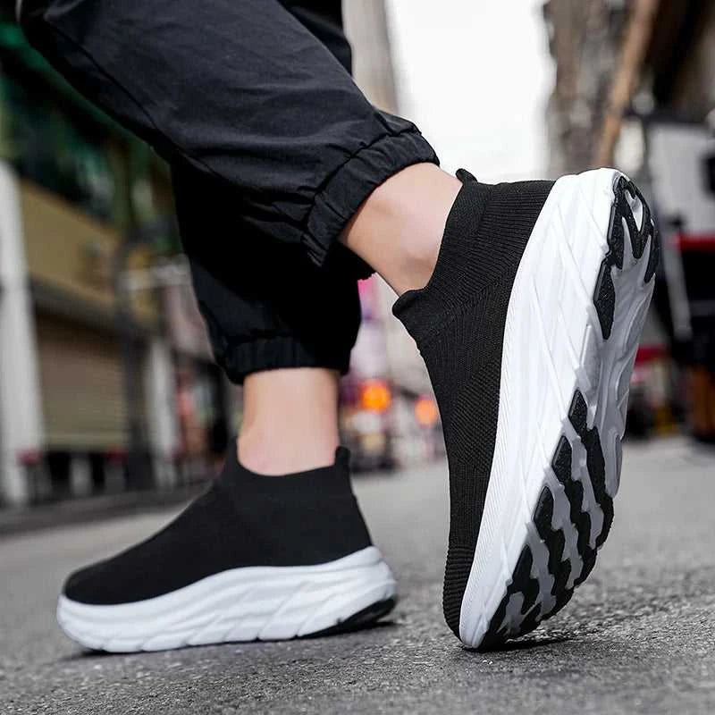 MAEDEF Men's Running Shoes Lightweight Breathable Mesh Elastic Comfortable Durable Fashion Casual Hot Selling Sports Sneakers The jack market .AU The jack market .AU Step Up Your Style: Trendy Shoes for Every Occasion! $ 78 14:173#All Black;200000124:3116