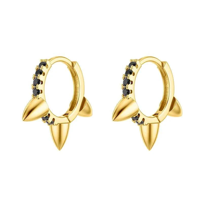 TIANDE Black Zircon Hoop Drop Earrings for Women Gold Plated Piercing Women's Dangle Earrings Set 2022 Fashion Jewelry Wholesale The jack market .AU The jack market .AU Jewellery & Chains $ 48 200001034:200025551#JQH0068-SS-5