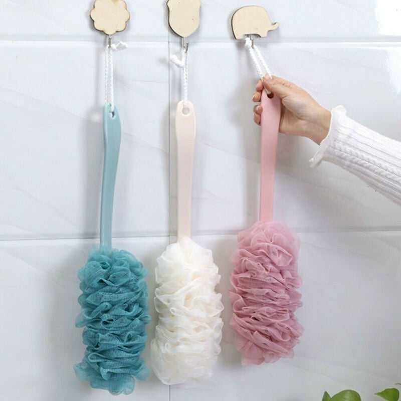 1PCS Long Handle Bath Brush Back Bath Shower Scrubber Body Soft Mesh Scrub Puff Clean Oneself Bath Back Brush The jack market .AU The jack market .AU Home $ 22 14:193#Beige