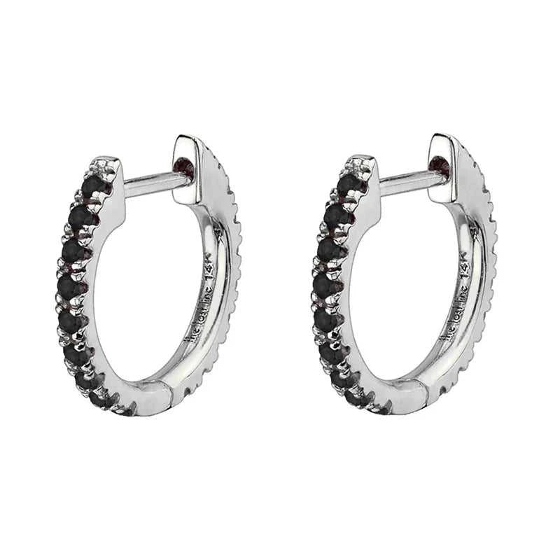 TIANDE Black Zircon Hoop Drop Earrings for Women Gold Plated Piercing Women's Dangle Earrings Set 2022 Fashion Jewelry Wholesale The jack market .AU The jack market .AU Jewellery & Chains $ 48 200001034:200025551#JQH0068-SS-5