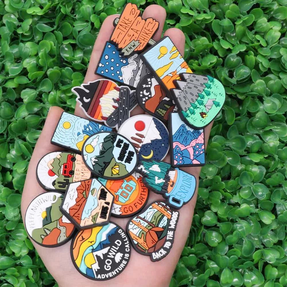 17PCS Life Is Better in The Mountain Go Wild Shoes Charms Accessories Adult Buckle Sandal Decorations DIY kids party gift The jack market .AU The jack market .AU Step Up Your Style: Trendy Shoes for Every Occasion! $ 49 14:6144#17pcs
