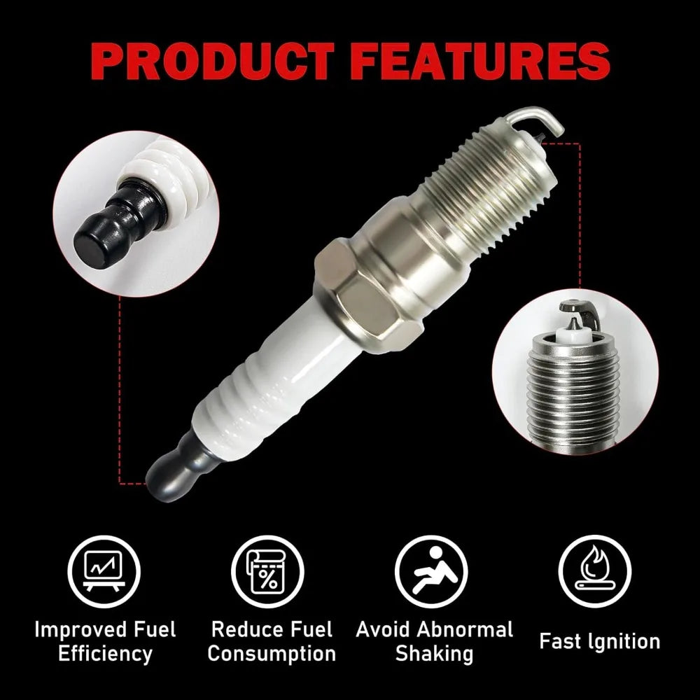 4PCS 41-110 12621258 Iridium Spark Plugs 41-110 For GMC Chevrolet Hummer Buick 12621258