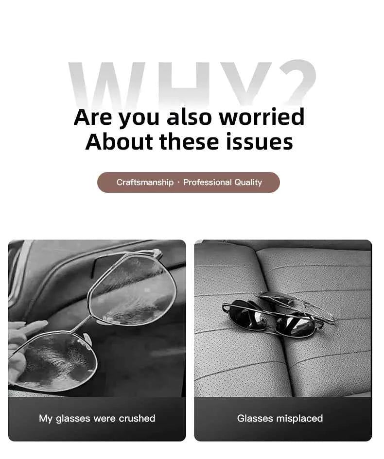 Mirror Style Car Sun Visor Glasses Holder Sunglasses Clip For Peugeot 206 307 308 3008 207 208 407 4008 408 508 2008 5008 301