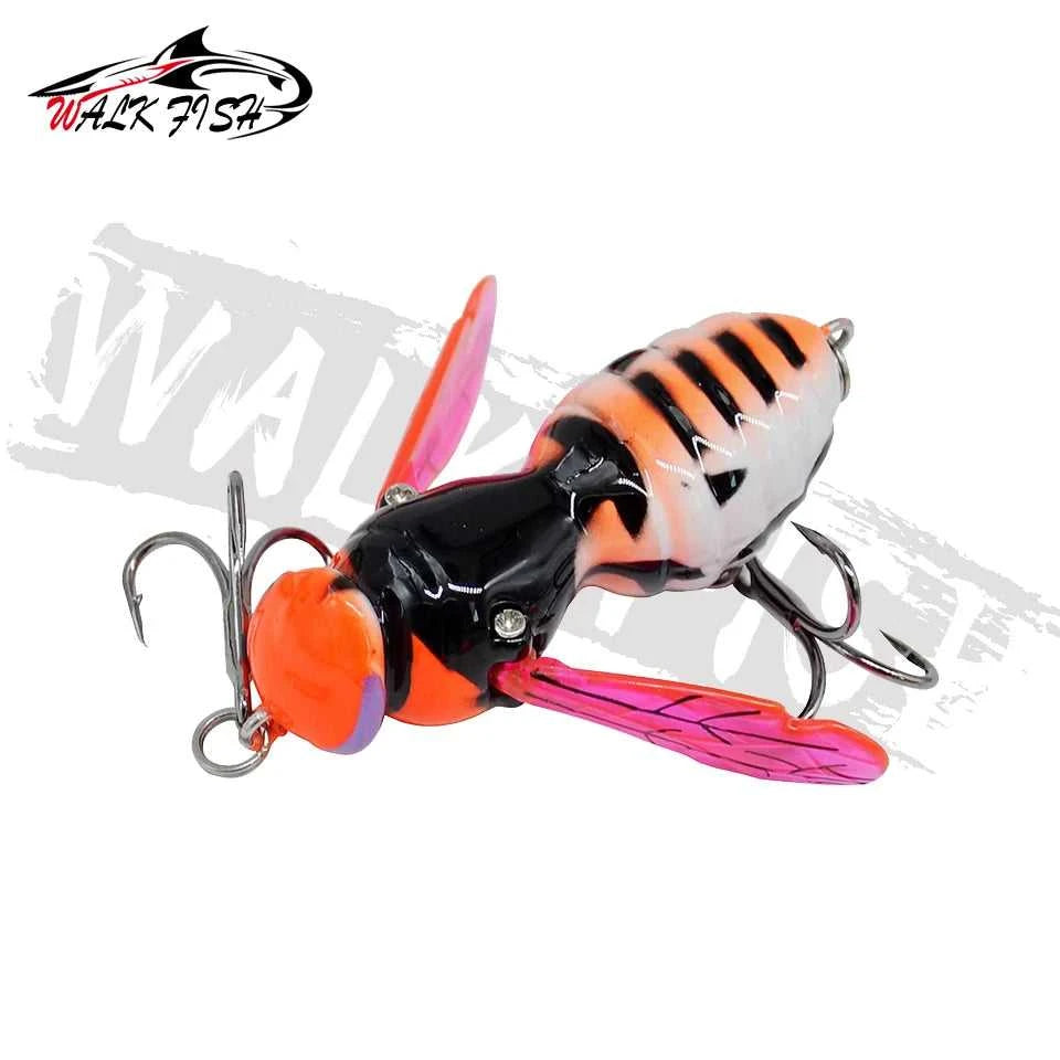 WALK FISH 4.5g 40mm Insect Lure Fishing Lures Bionic Swimbaits Wobblers Sea Bass Fishing Artificial Bait Hard Baits Bass Pike The jack market .AU The jack market .AU Fishing Gear $ 28 14:29#A1