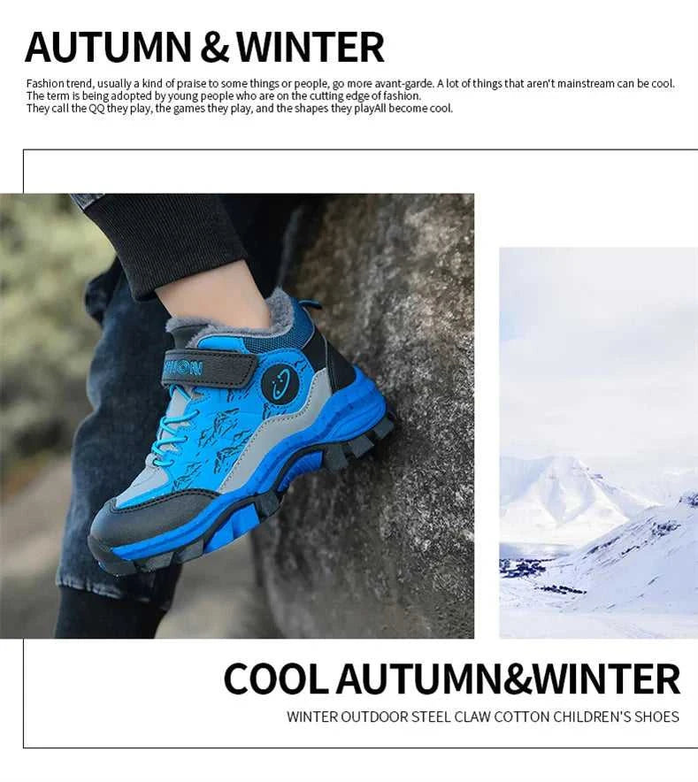 2023 New Winter Camp Boys Mountain Climbing Shoes Fashion Kids Teenage Hook & Loop Children Sport Shoe The jack market .AU The jack market .AU Mum & Kids: Essential Products for Every Family $ 48 14:100018786#Gray 02;200000124:152#32(Insole19.9cm);200007763:201336100