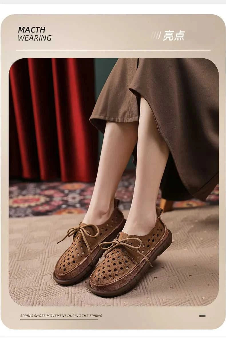 Careaymade-Summer top layer cowhide sandals,clown cute big toe shoes,hollow hole shoes,pure Handmade breathable casual shoes 34 The jack market .AU The jack market .AU Step Up Your Style: Trendy Shoes for Every Occasion! $ 112 14:29#Beige Elastic band;200000124:200000334