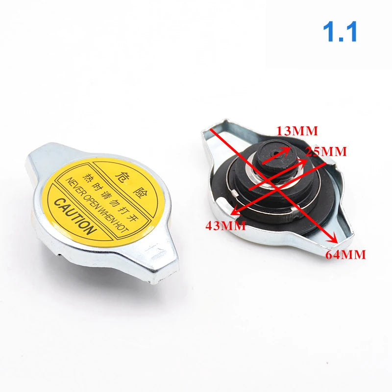 Car Sealing Coolant Radiator Cap General Type 0.9 Radiator Cap Modified 1.1water Tank Cover For Most Of Car Auto Part Accessory
