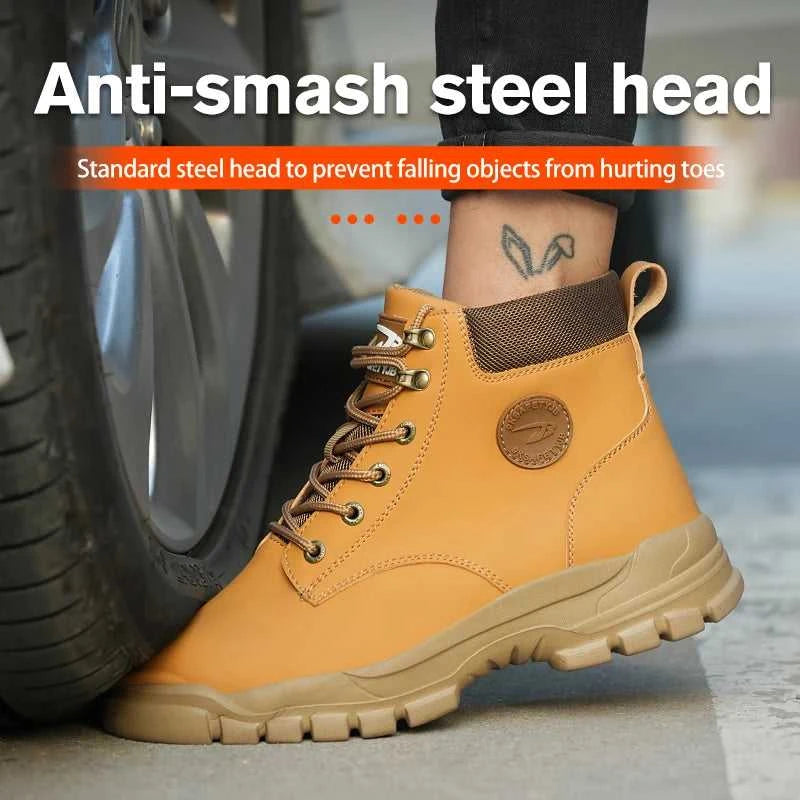 Waterproof Work Safety Shoes Men Boots Anti-smash Sneakers Steel Toe Electric Welding Boots Indestructible Male Footwear The jack market .AU The jack market .AU Step Up Your Style: Trendy Shoes for Every Occasion! $ 100 14:4602#Black;200000124:200000337