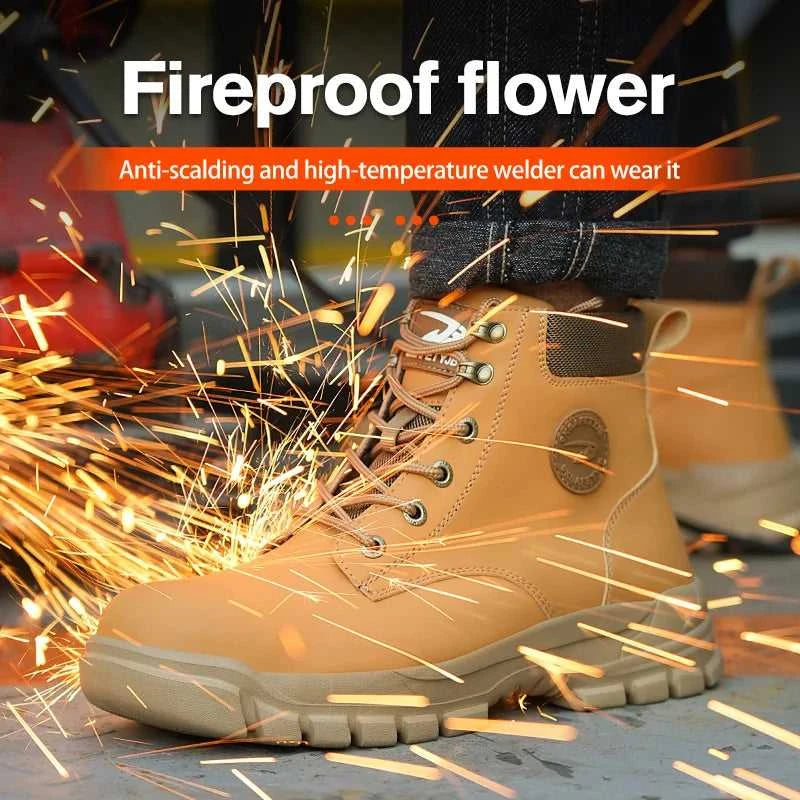 Waterproof Work Safety Shoes Men Boots Anti-smash Sneakers Steel Toe Electric Welding Boots Indestructible Male Footwear The jack market .AU The jack market .AU Step Up Your Style: Trendy Shoes for Every Occasion! $ 100 14:4602#Black;200000124:200000337
