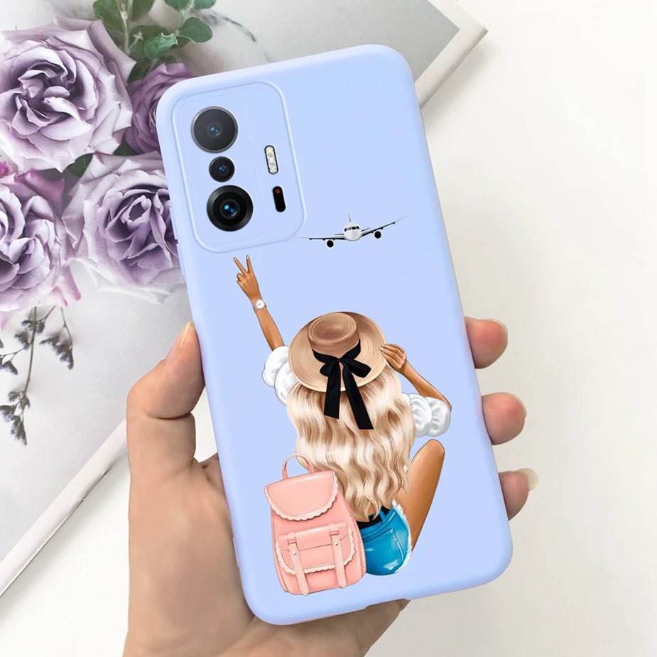 Xiaomi 11T Pro Case - Cute Cartoon Design, Soft Silicone Protection for Xiaomi Mi 11T Pro & 11TPro
