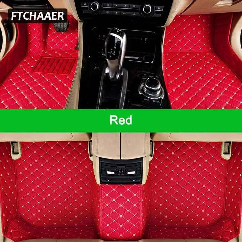 FTCHAAER Custom Car Floor Mats For Audi A8 Auto Carpets Foot Coche Accessorie