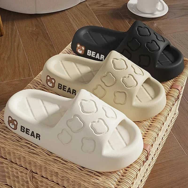 Evshine Women Flat slippers Women Shoes EVA Bathroom Slippers Summer Cartoon Bear Slippers Outdoor Casual Soft Beach Slippers The jack market .AU The jack market .AU Step Up Your Style: Trendy Shoes for Every Occasion! $ 60 14:9859092#White;200000124:200000337#42-43;200007763:201336100