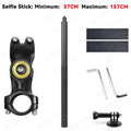 Motorcycle Bike Panoramic Monopod Bicycle Hidden Selfie Stick for GoPro 13 12 11 10 9 8 Insta360 X4 X3 Action Camera Accessory