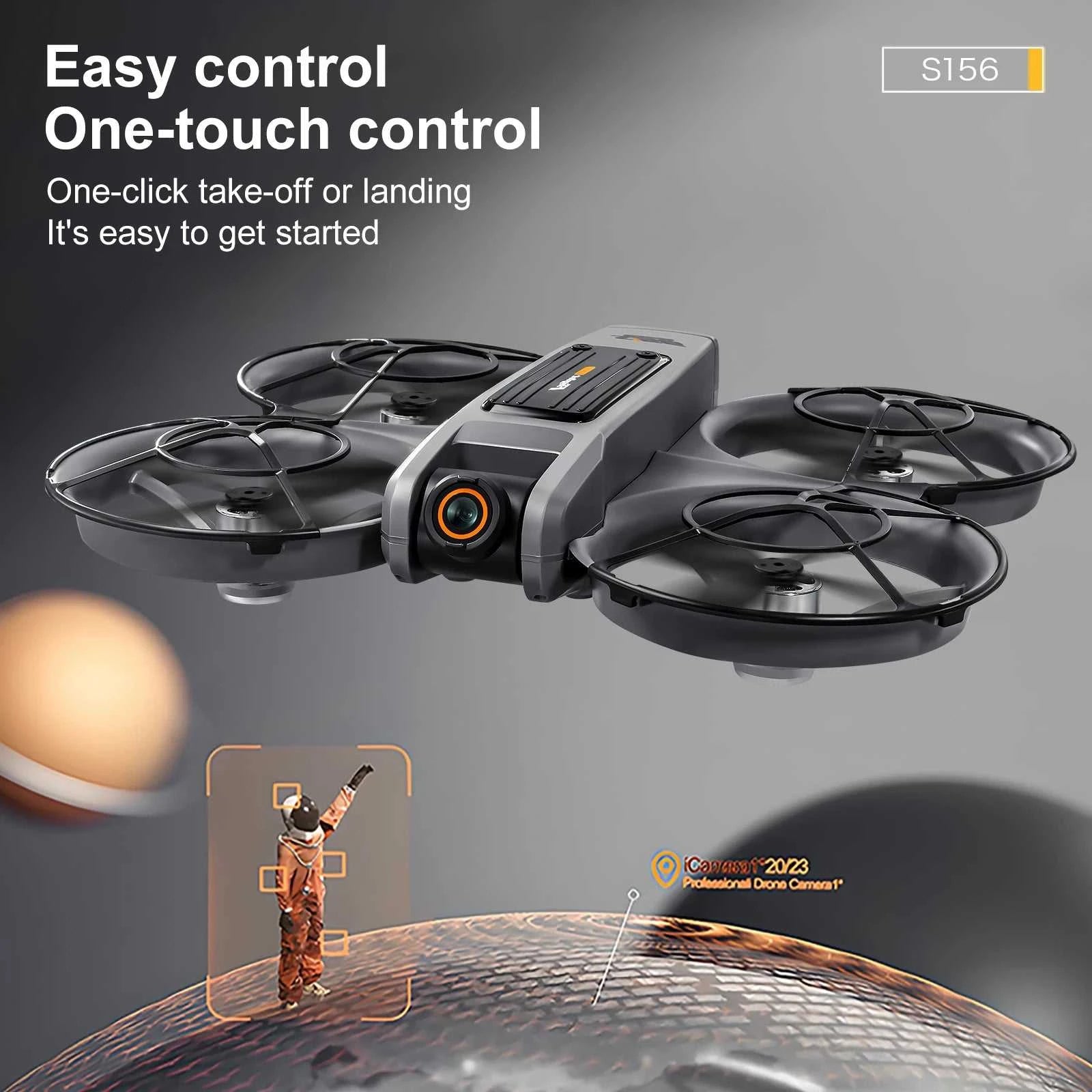 NEW S156 RC Drone 2.4G 5G WIFI Professional 8K Aerial Photography Remote Control Aircraft HD Dual Camera Quadcopter Boy Toy Gift The jack market .AU The jack market .AU Drones $ 124 14:350852