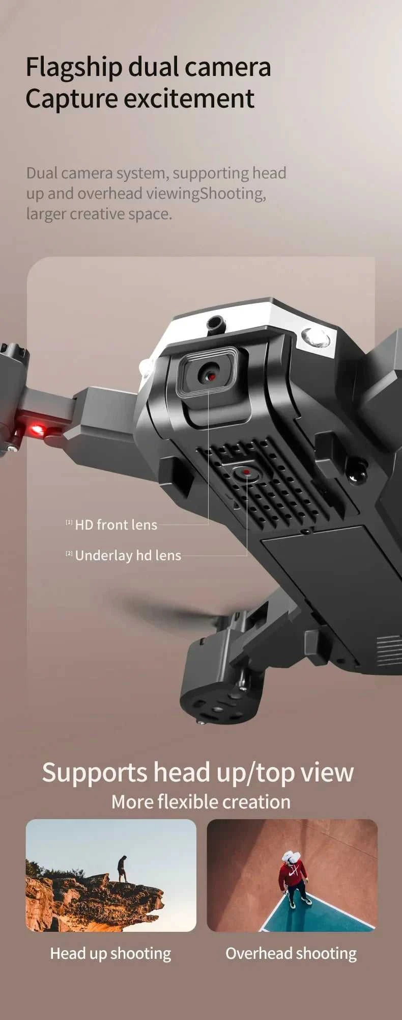 New G6 Drone 8K 5G GPS Professional HD 360 ° Aerial Photography Dual-Camera Foldables Obstacles Avoidanc Brushless Quadrotor 5KM The jack market .AU The jack market .AU Drones $ 78 14:100018786#BL-4K single camera