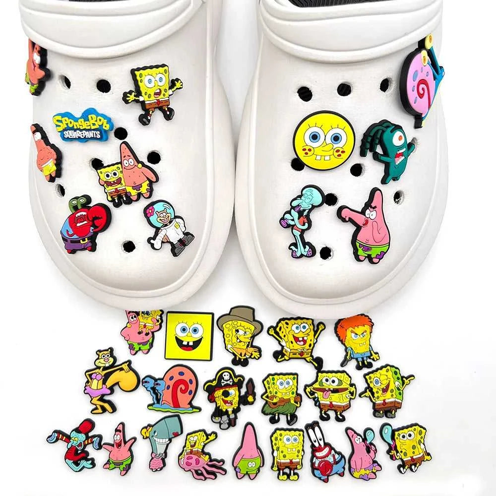 1-32Pcs Spongebob Shoe Charms PVC Cartoon Shoes Accessories Decorations Buckle for Bubble Slides Sandals Kids Party Xmas Gifts The jack market .AU The jack market .AU Step Up Your Style: Trendy Shoes for Every Occasion! $ 50 14:202529824#12pcs;200007763:201336100