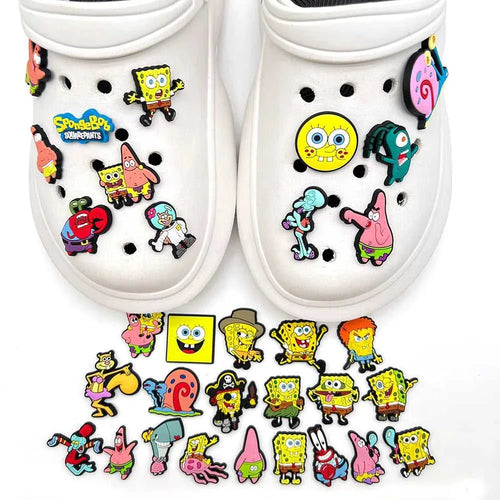1-32Pcs Spongebob Shoe Charms PVC Cartoon Shoes Accessories Decorations Buckle for Bubble Slides Sandals Kids Party Xmas Gifts The jack market .AU The jack market .AU Step Up Your Style: Trendy Shoes for Every Occasion! $ 50 14:202529824#12pcs;200007763:201336100