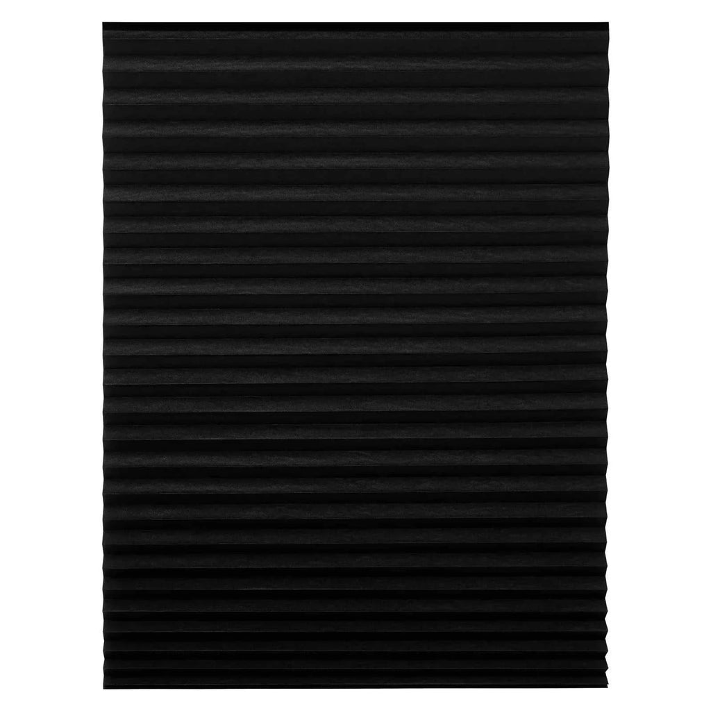 Blind for Window Self Adhesive Pleated Blinds Cordless No Drill Fabric Shutter Room Darkening Shades Blackout Shutters The jack market .AU The jack market .AU Home $ 53 14:496#Black Full blackout