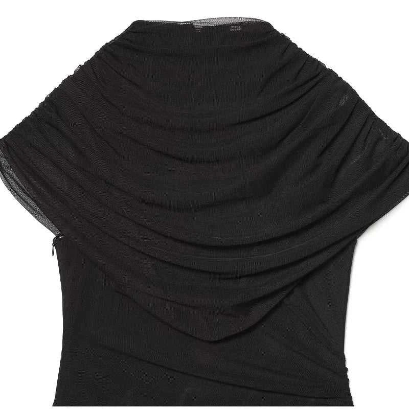 Women's Sequin Halter Dress – Slim Fit Pleated Bodycon Party Dress with Empire Waist The jack market .AU The jack market .AU Woman Fashion Dress $ 86 14:350850#black;5:361386