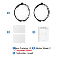 Lens Guards for Insta360 X5 Rotating Anti-Scratch High Quality Lens Protector Cap for Insta 360 X5 Protective Guard Accessories