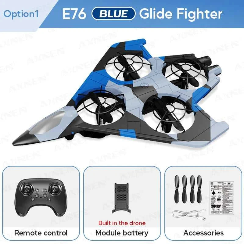 Quadcopter Remote Control Aircraft Drone Model Hovering Flight Fighter Fixed Height Rolling Stunt Toy Fall Resistant Kids Aldult The jack market .AU The jack market .AU Drones $ 70 14:29#E76 blue deone