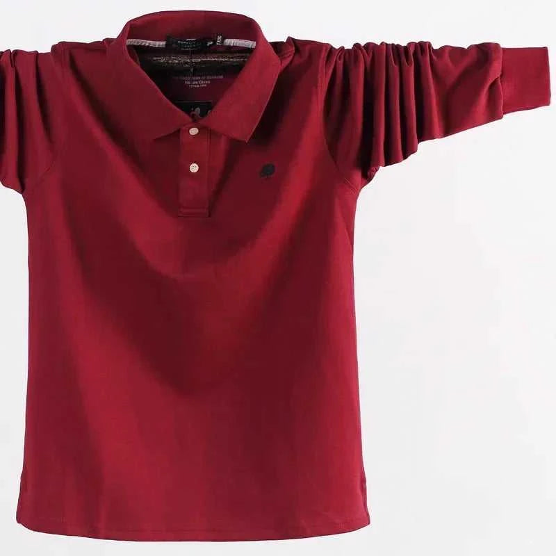 New Autumn Men Polo Shirt Men's Business Work Cotton Male Top Tees Long Sleeve Turn-down Collar Polo Shirts Large Size 6XL The jack market .AU The jack market .AU Men Fashion $ 49 14:691;5:200005259