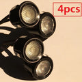 Mini size DIY Aluminum Alloy Parking Radar design led Eagle eye light for Car Side Mirror Puddle lamp Under Rearview glass light