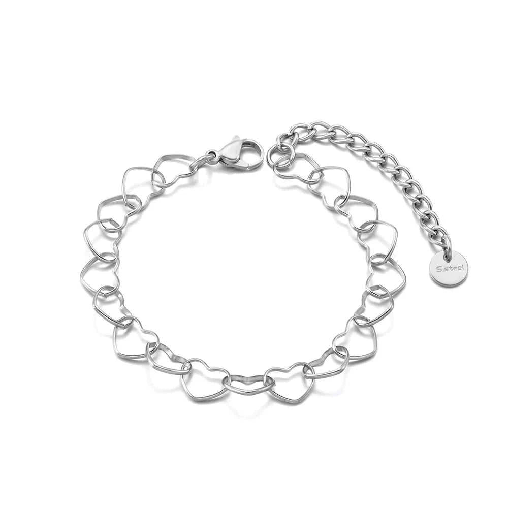 Lokaer Stainless Steel Heart Shaped Hollow Out Chain Bracelet for Women 18K Gold Plated Fashion Waterproof Daily Jewelry B25220 The jack market .AU The jack market .AU Jewellery & Chains $ 53 200001034:1433145302#B24053P-Tree