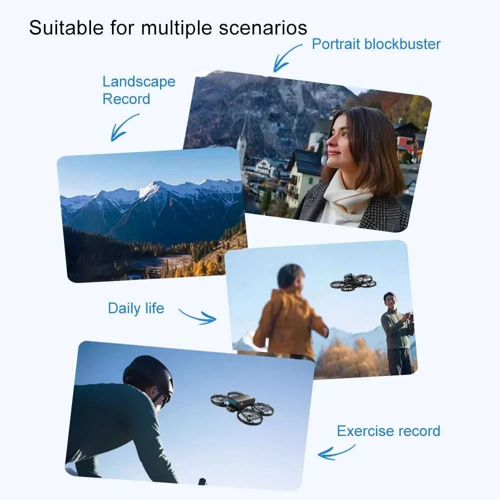 NEW Drone for Beginner with HD Camera 1080P One-Click Take Off/Landing Altitude Hold Headless Mode 360°Flip RC toy airplane The jack market .AU The jack market .AU Drones $ 128 14:193#M8 MAX 8K VR-1B
