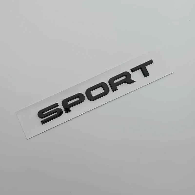 3d ABS Logo Sport Emblem Letters Car Trunk Badge For Evoque Discovery SVR l494 494 l320 Sport Sticker Accessories