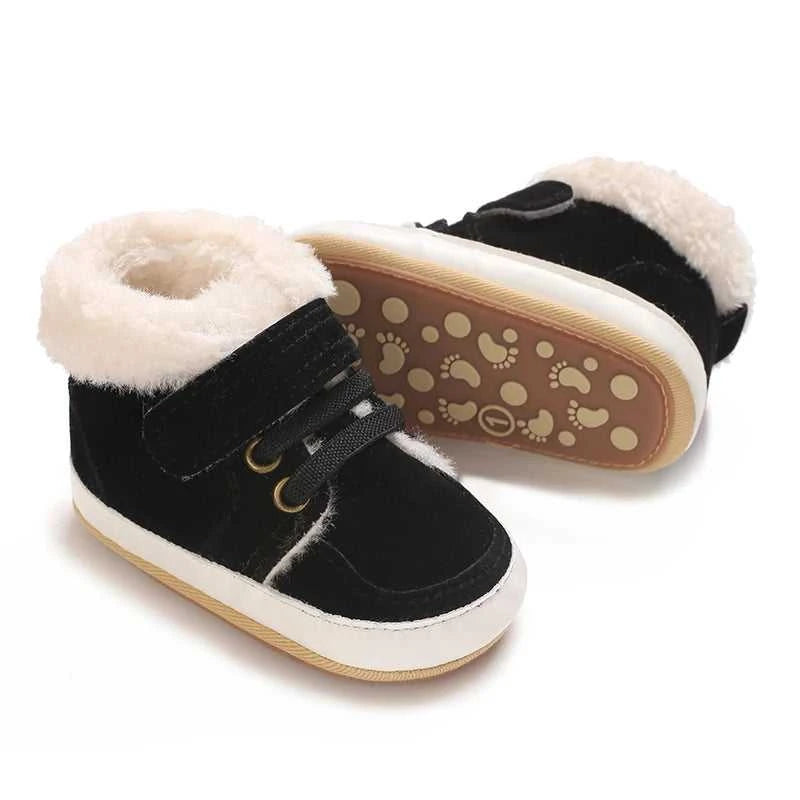 HAIZHIW Winter Baby Boy Girl High Tops Sneakers Rubber Anti-Slip Sole Fleece for Warmth Infant Newborn First Walking Crib Shoes The jack market .AU The jack market .AU Mum & Kids: Essential Products for Every Family $ 27 14:771#H-66BLACK;200000264:201336171