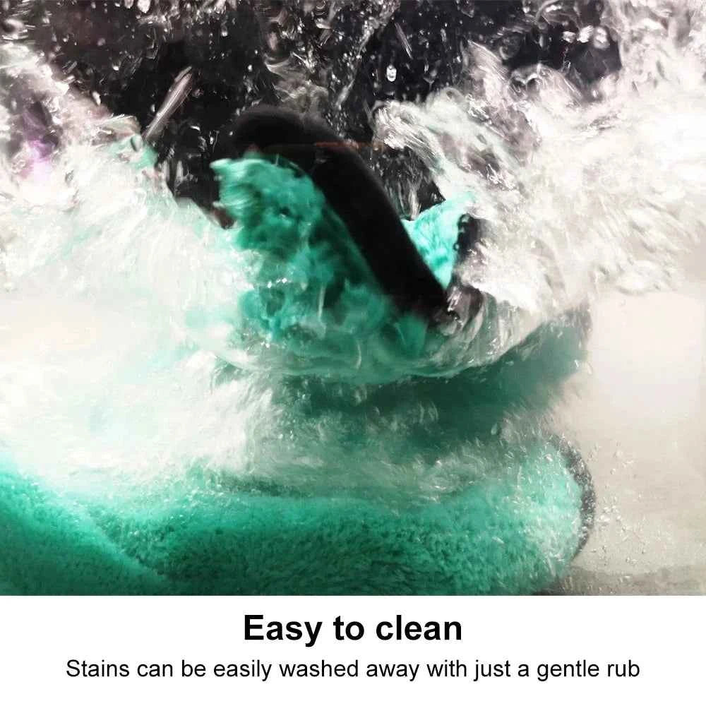 Portable 1200GSM Super Soft Premium Microfiber Drying Cltoth Ultra Absorbancy Aqua Deluxe Car Wash Towel 40x40cm