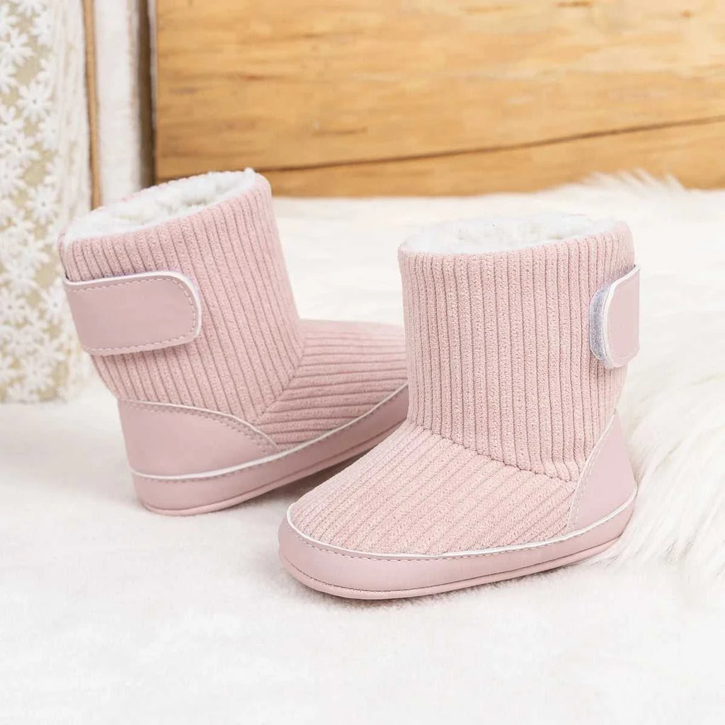 KIDSUN Newborn Baby Winter Boots Soft Corduroy Warm Booties With Fur Lining Unisex Design For Baby Boys Girls The jack market .AU The jack market .AU Mum & Kids: Essential Products for Every Family $ 26 14:771;200000264:201336170