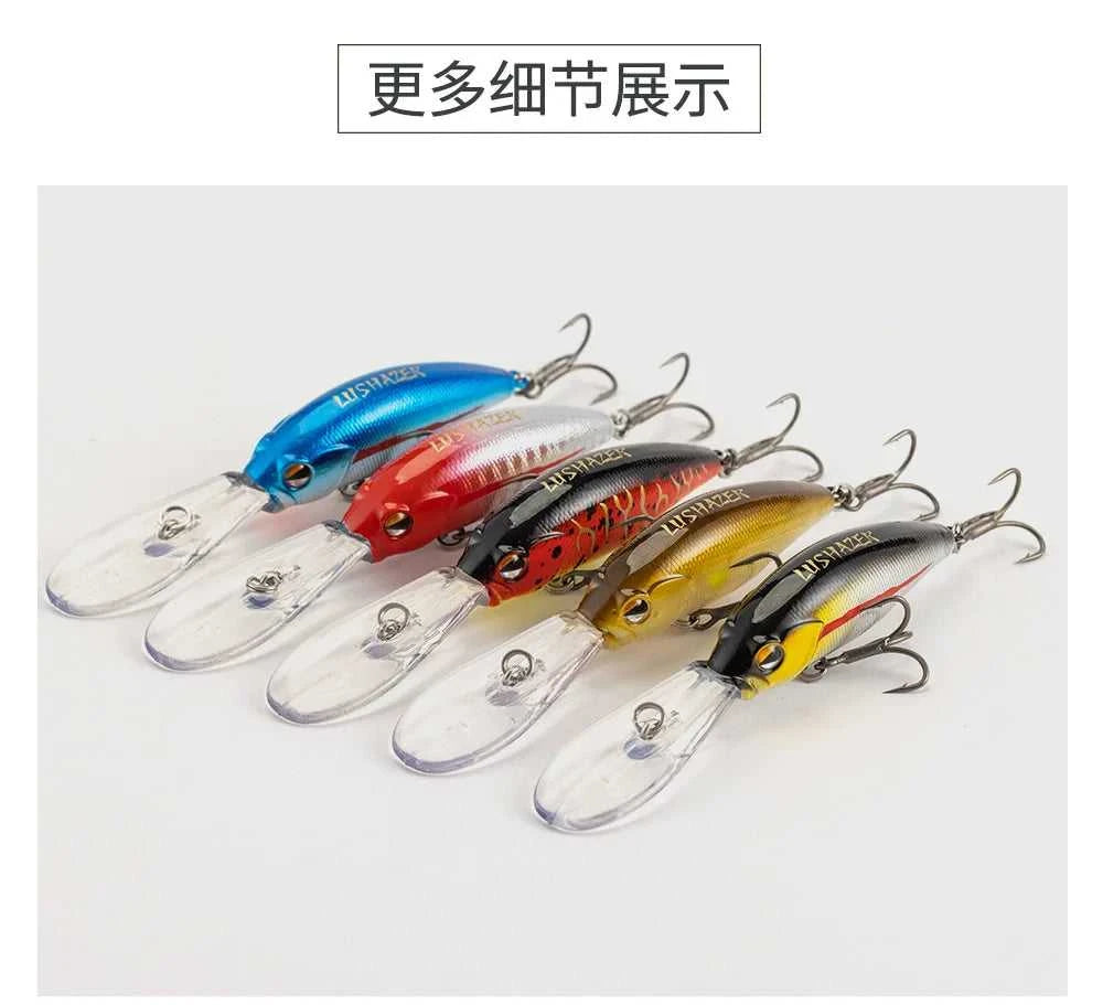 Mandarin Fish Specialized Long Tongue Plate Minnow 9g 10cm Freshwater Hard Bait Bionic Fishing Lure The jack market .AU The jack market .AU Fishing Gear $ 30 14:29#Red head silver body